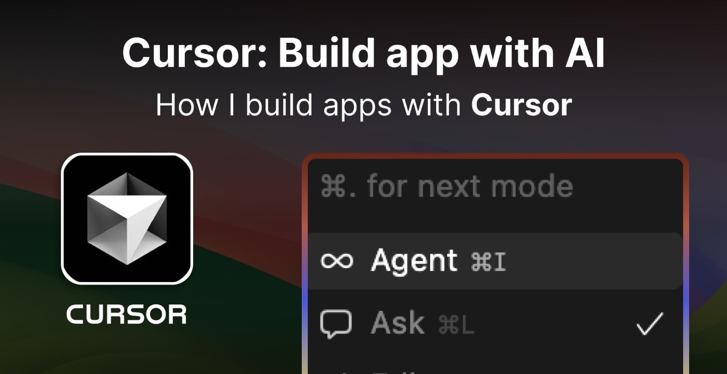 Cursor: Build app with AI