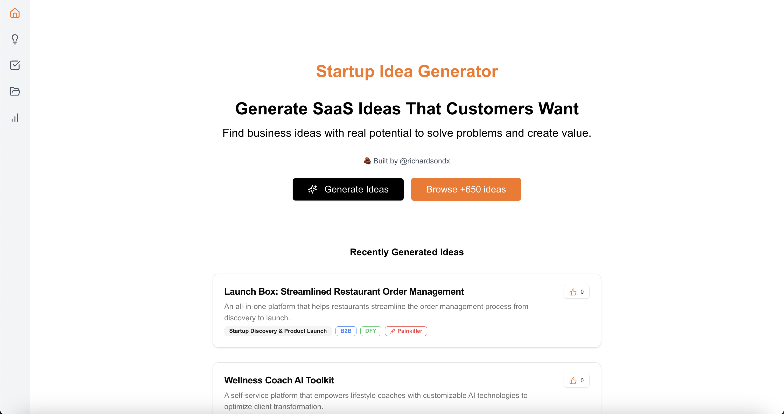 AI Startup Idea Generator